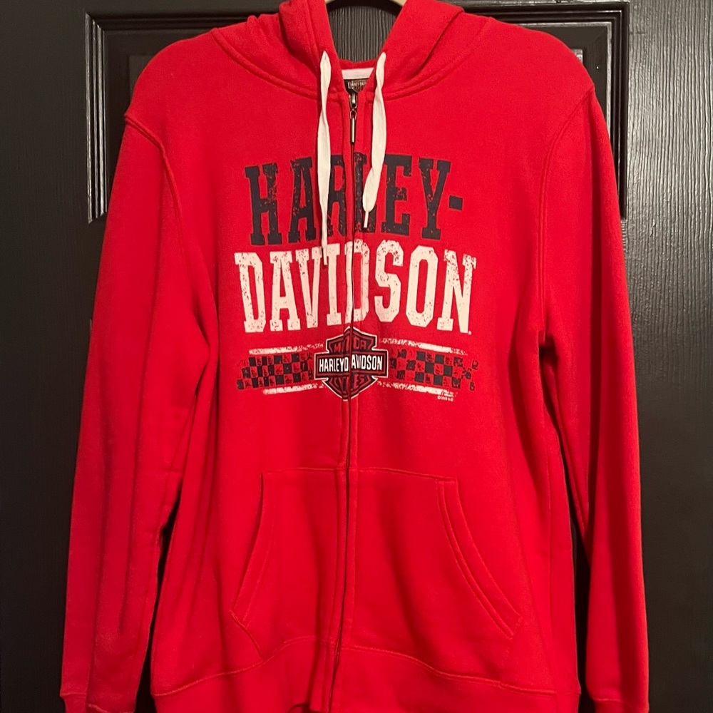 EUC Harley Davidson Zip hoodie
